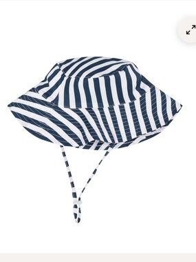 Kenny Flowers Young Sailor Bucket Hat Navy & White Striped